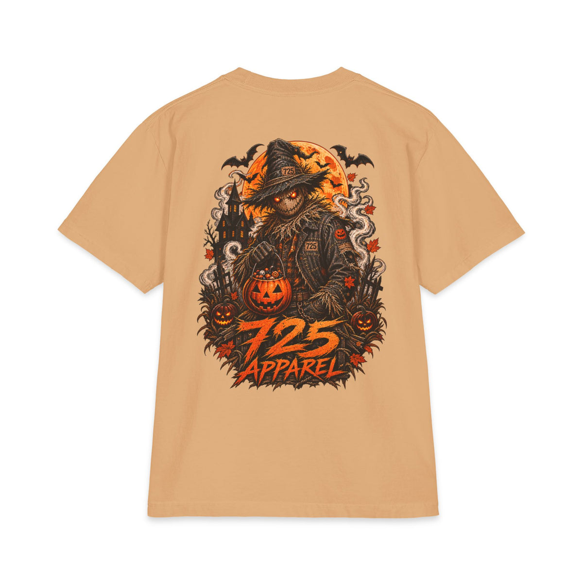 Halloween Scarecrow T-Shirt — 725 Apparel Spooky Pumpkin Graphic