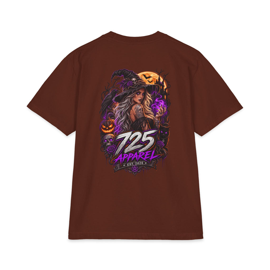Halloween Witch Graphic Tee — "725 Apparel" Back Print