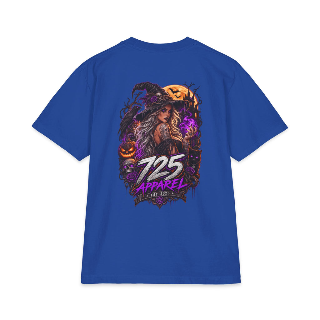 Halloween Witch Graphic Tee — "725 Apparel" Back Print