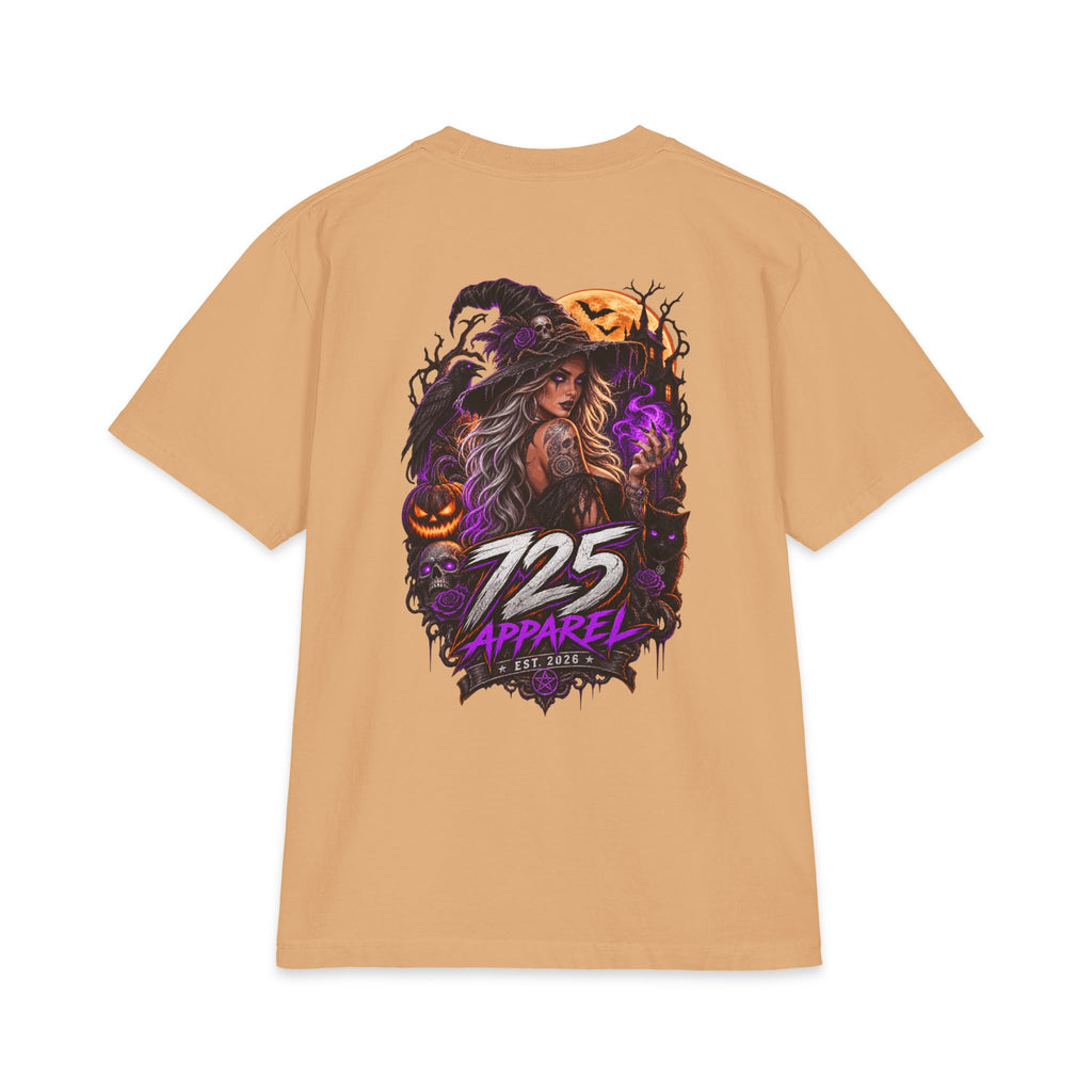 Halloween Witch Graphic Tee — "725 Apparel" Back Print