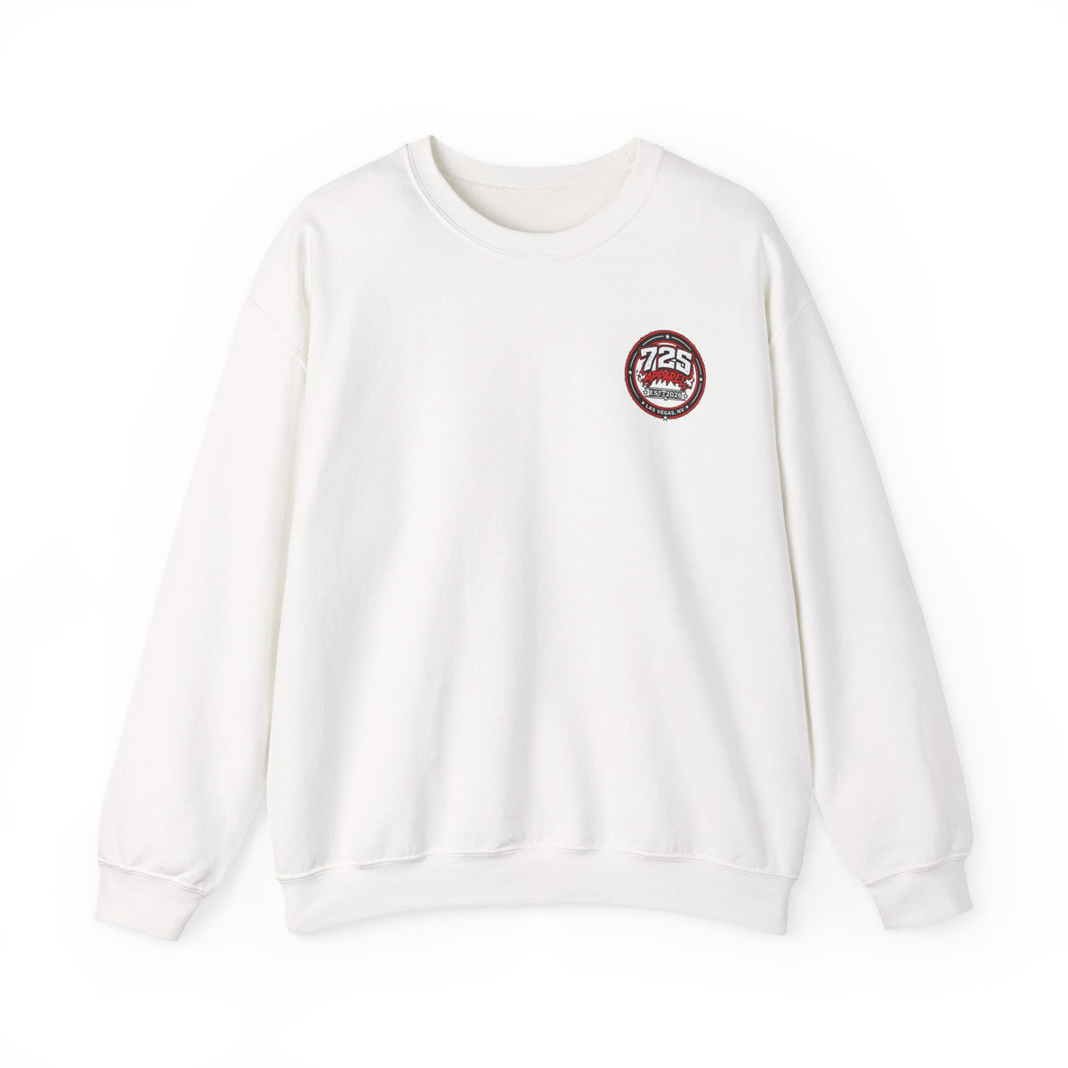 Halloween Pumpkin Crewneck Sweatshirt — 725 Apparel Spooky Jack-O'-Lantern Back Print