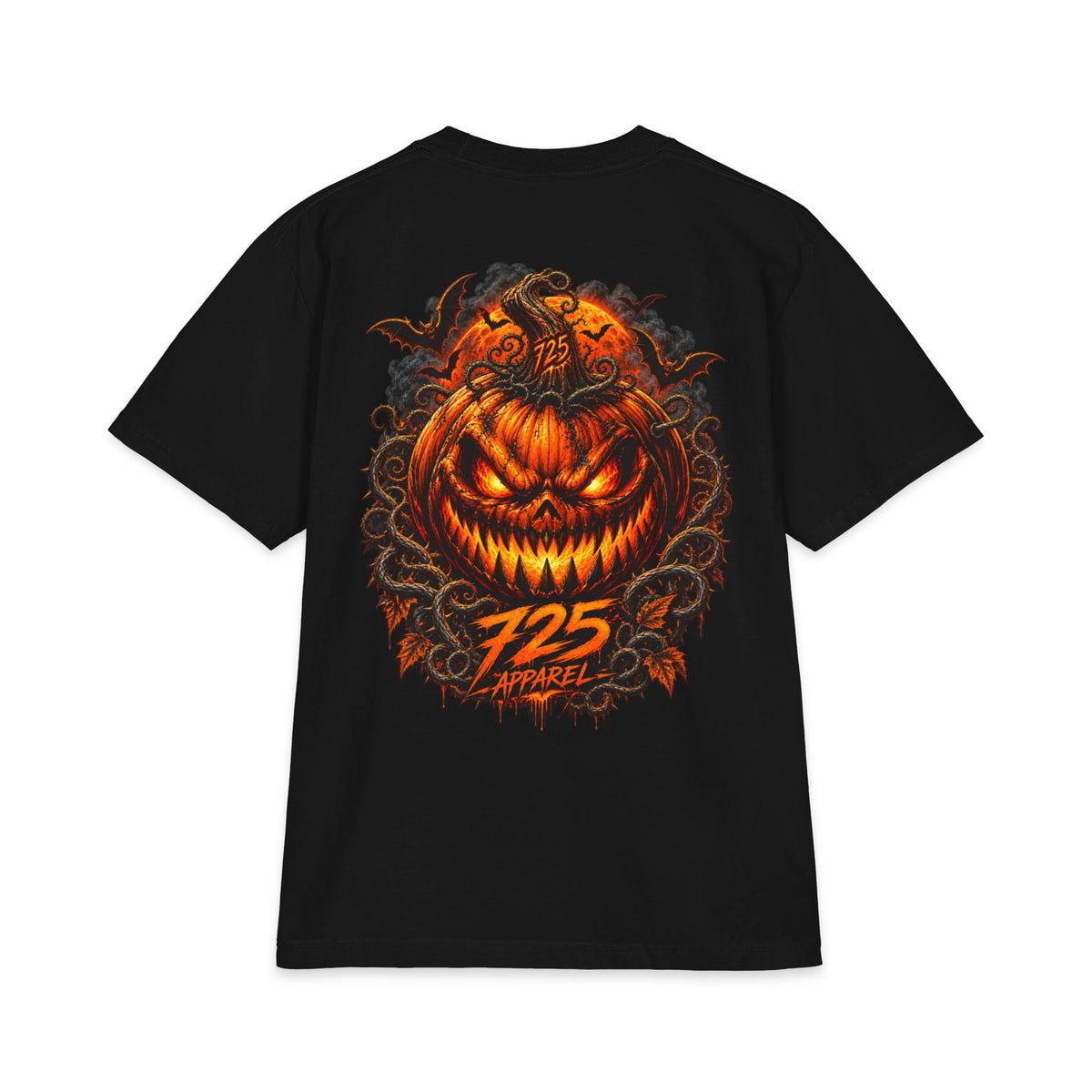 Halloween Pumpkin T-Shirt — 725 Apparel Spooky Jack-O'-Lantern Tee