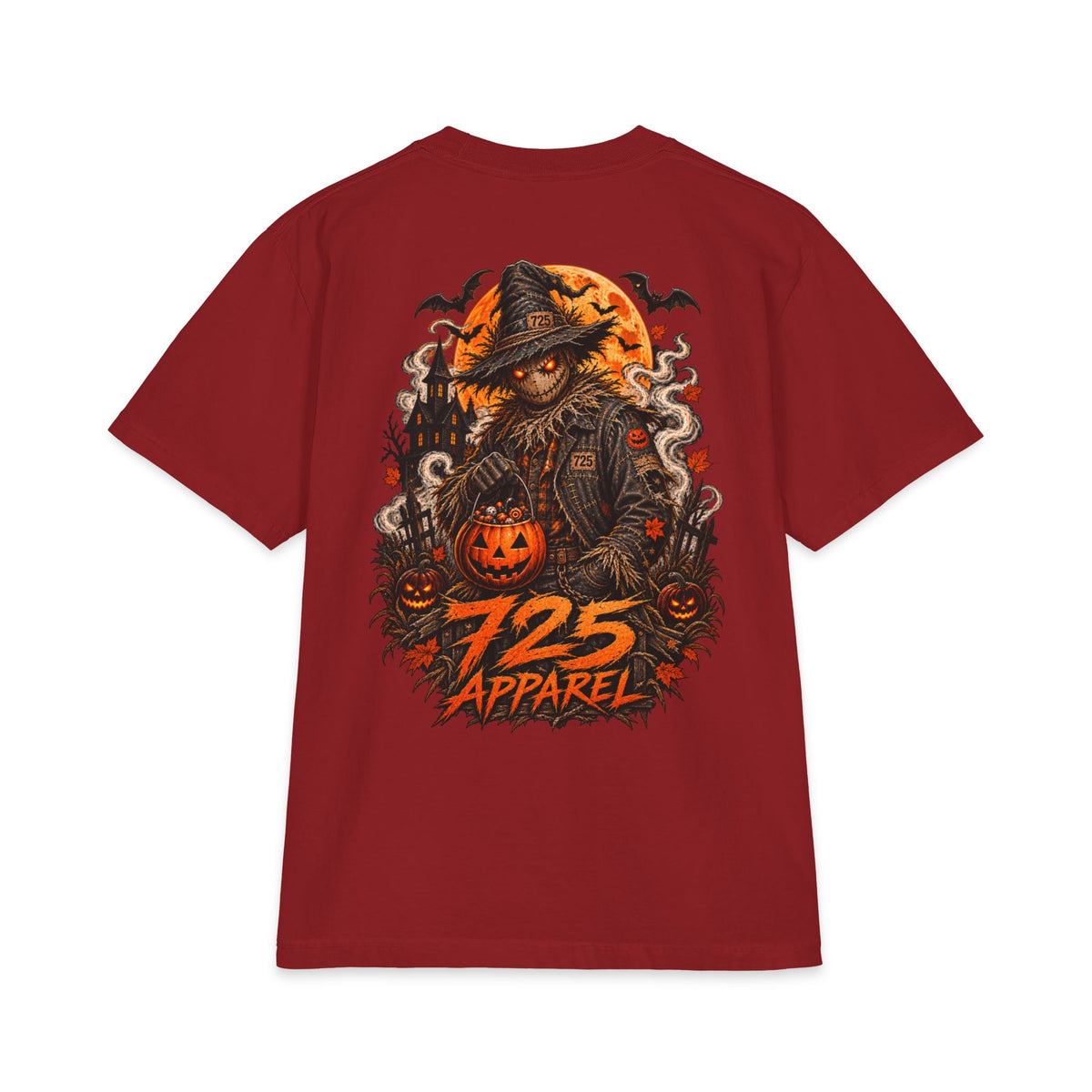 Halloween Scarecrow T-Shirt — 725 Apparel Spooky Pumpkin Graphic