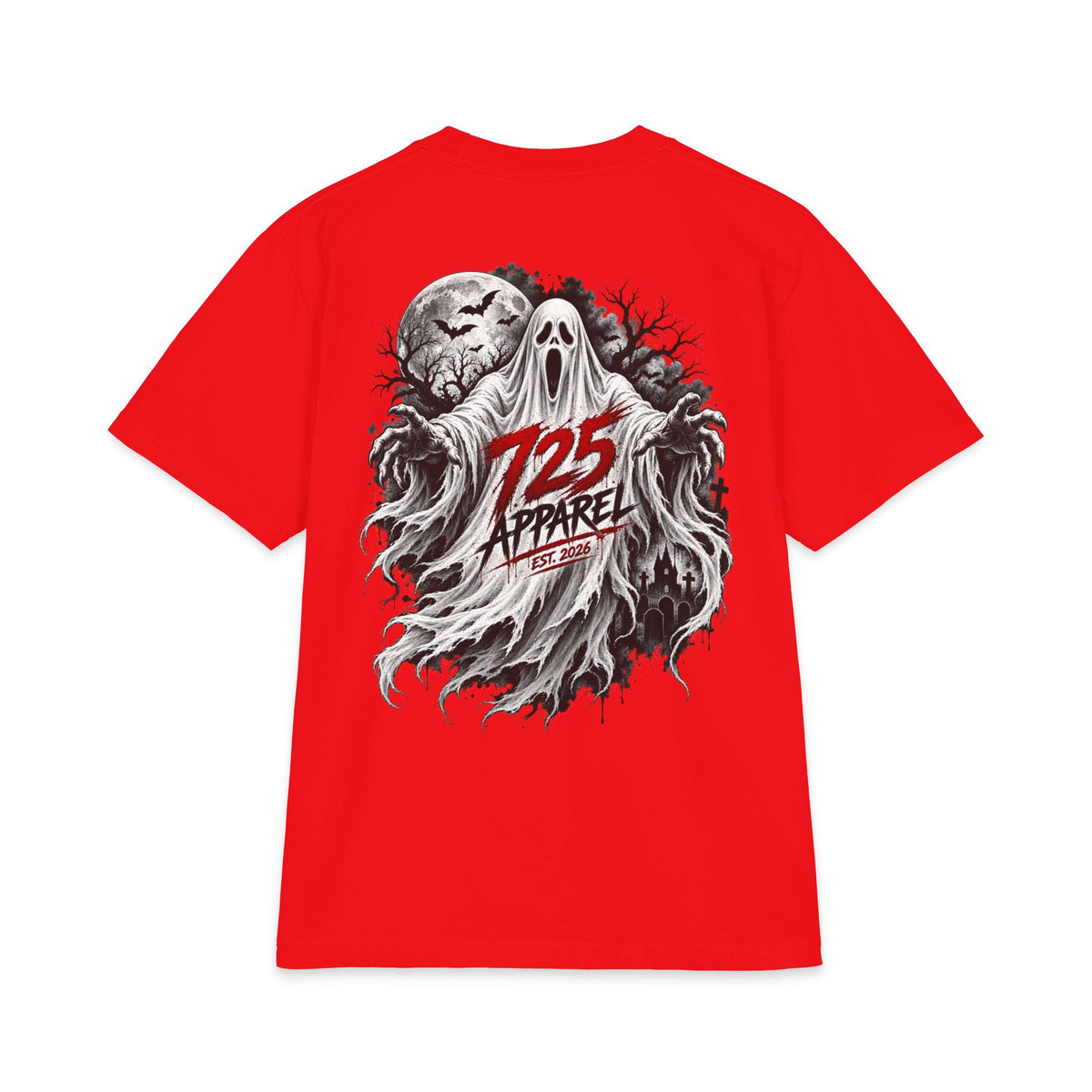 Halloween Ghost T‑Shirt — 725 Apparel Horror Tee