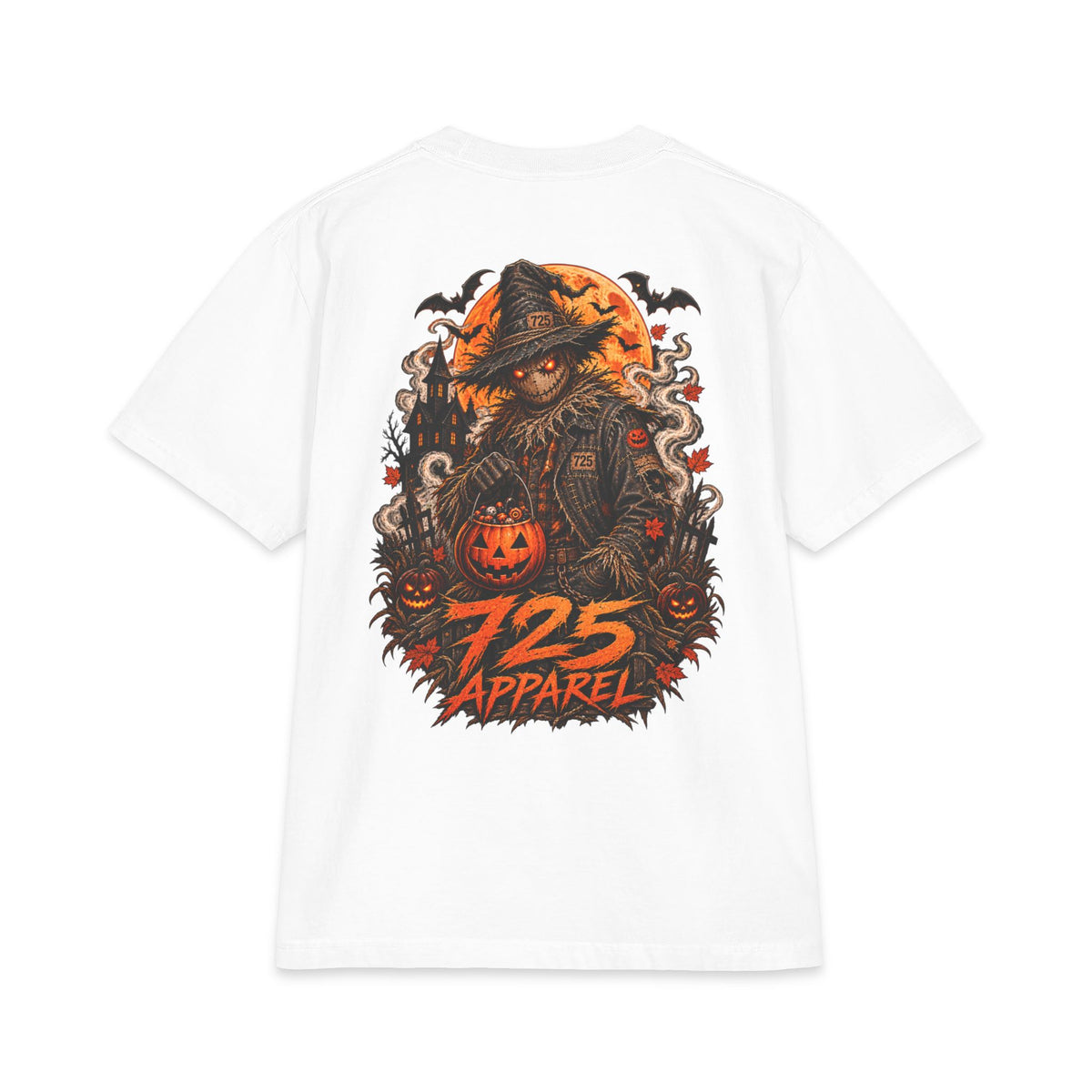 Halloween Scarecrow T-Shirt — 725 Apparel Spooky Pumpkin Graphic