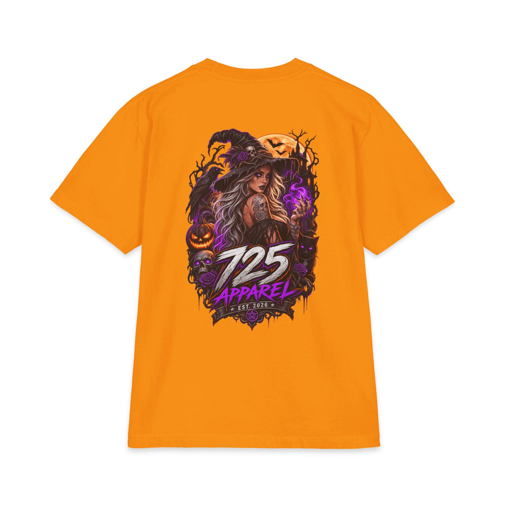 Halloween Witch Graphic Tee — "725 Apparel" Back Print