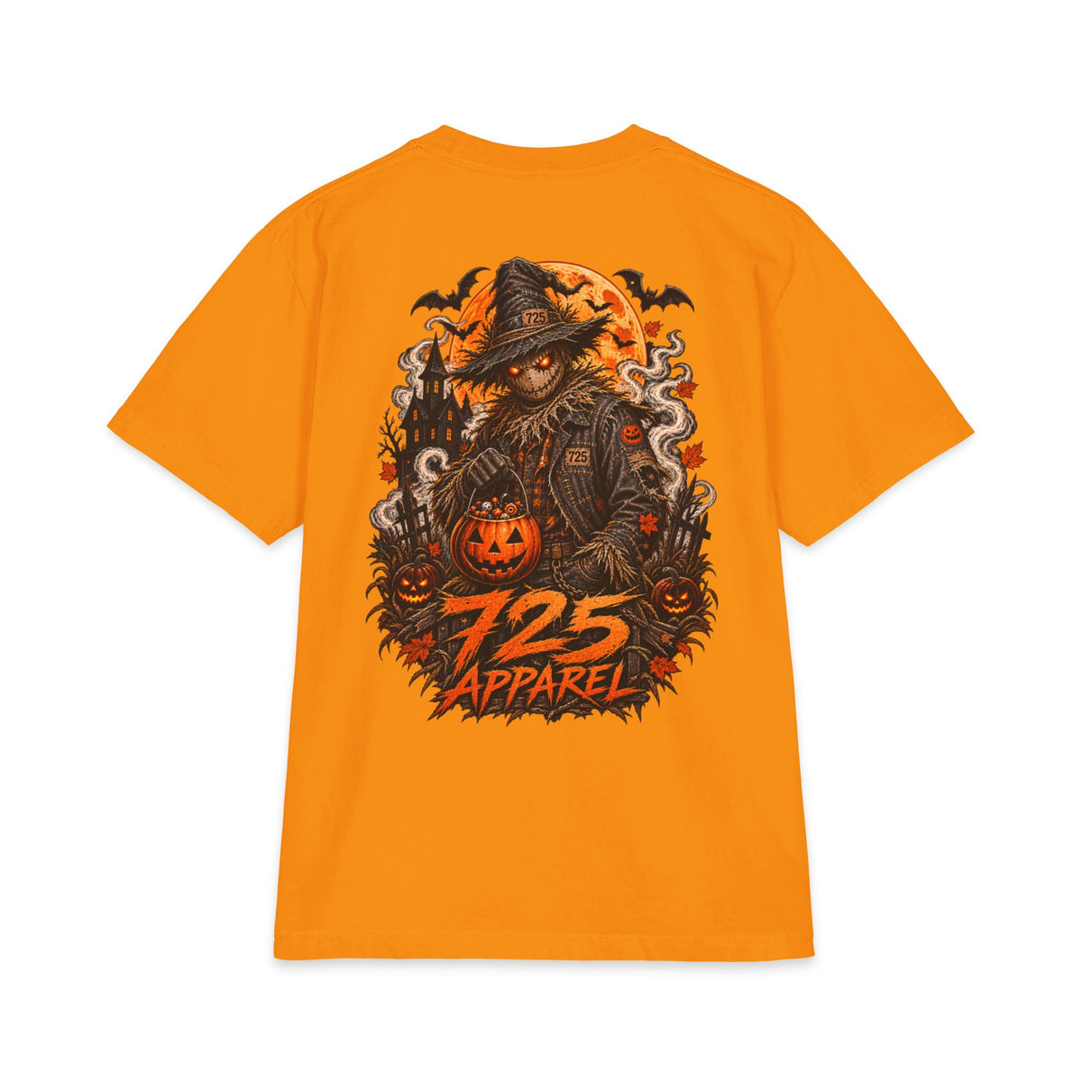 Halloween Scarecrow T-Shirt — 725 Apparel Spooky Pumpkin Graphic