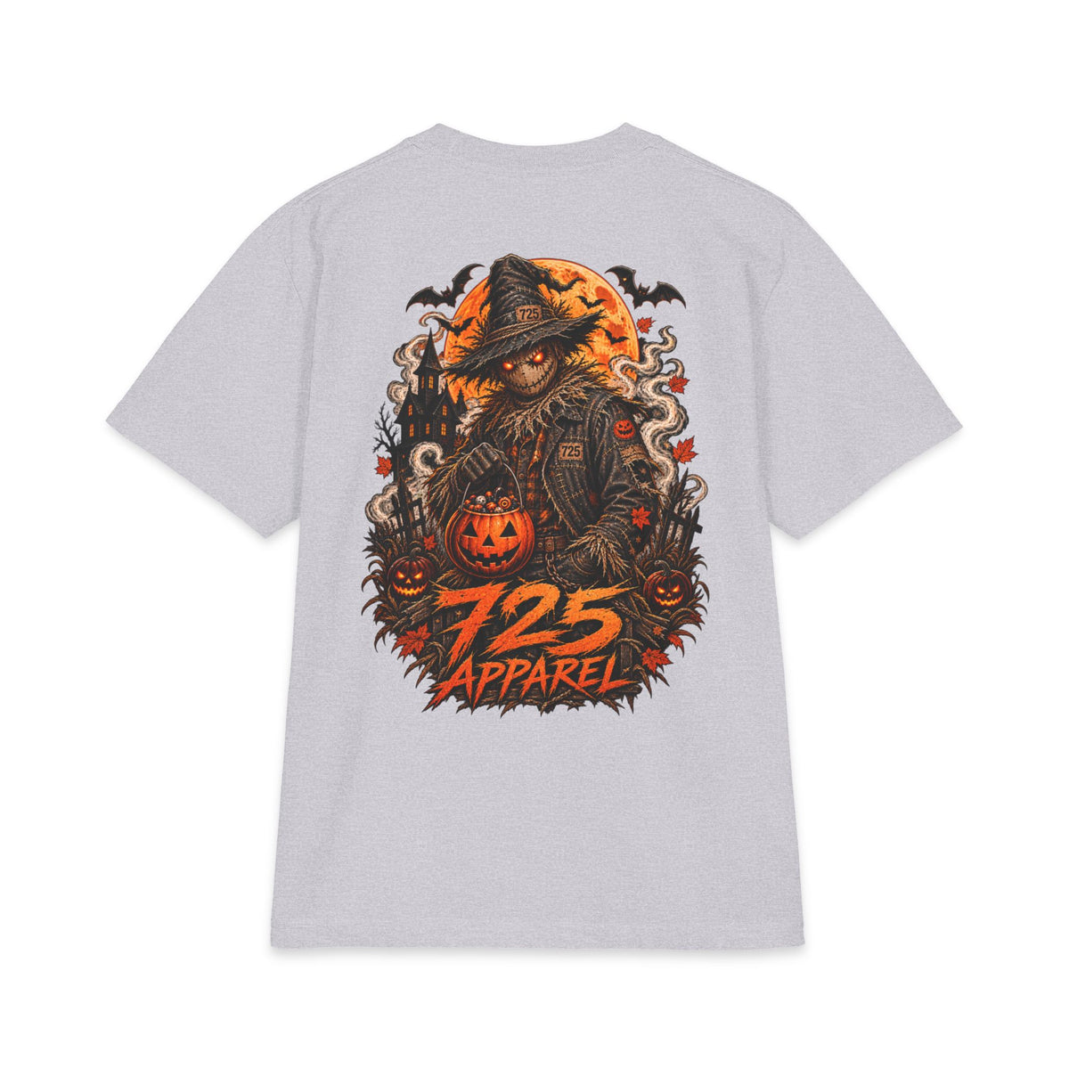 Halloween Scarecrow T-Shirt — 725 Apparel Spooky Pumpkin Graphic