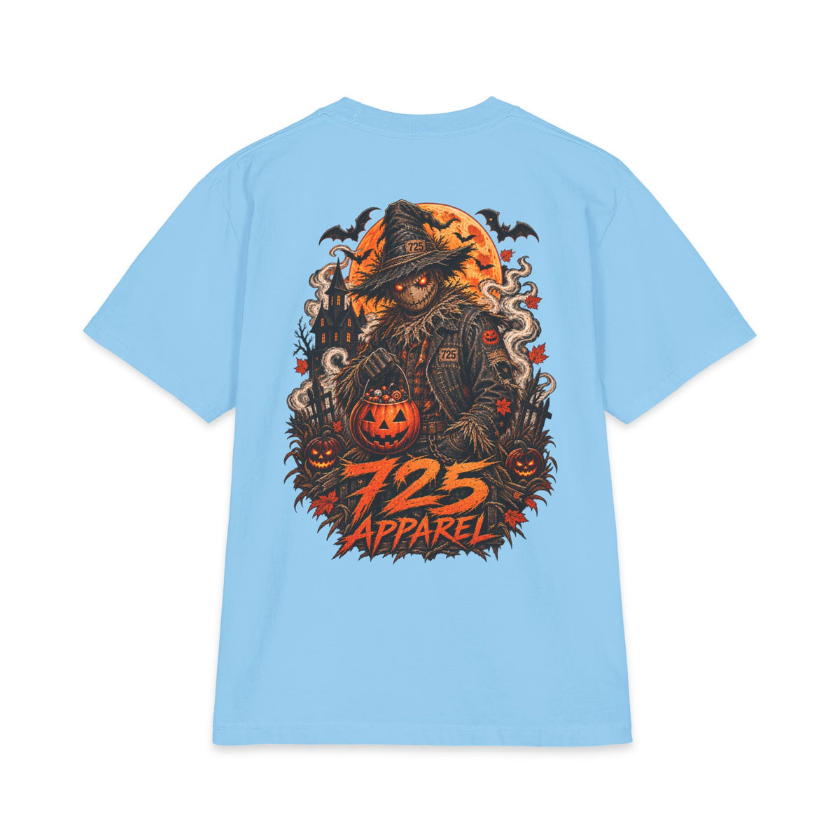 Halloween Scarecrow T-Shirt — 725 Apparel Spooky Pumpkin Graphic