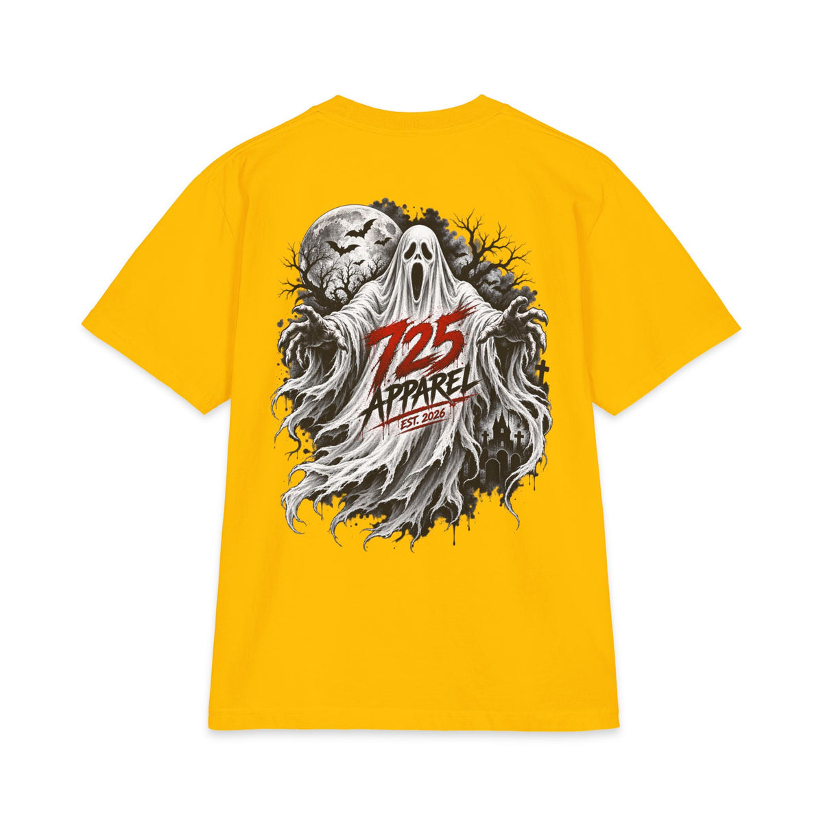 Halloween Ghost T‑Shirt — 725 Apparel Horror Tee