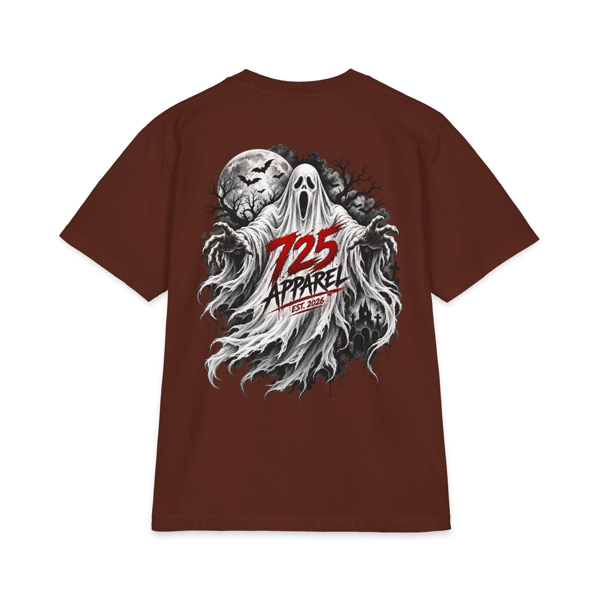 Halloween Ghost T‑Shirt — 725 Apparel Horror Tee