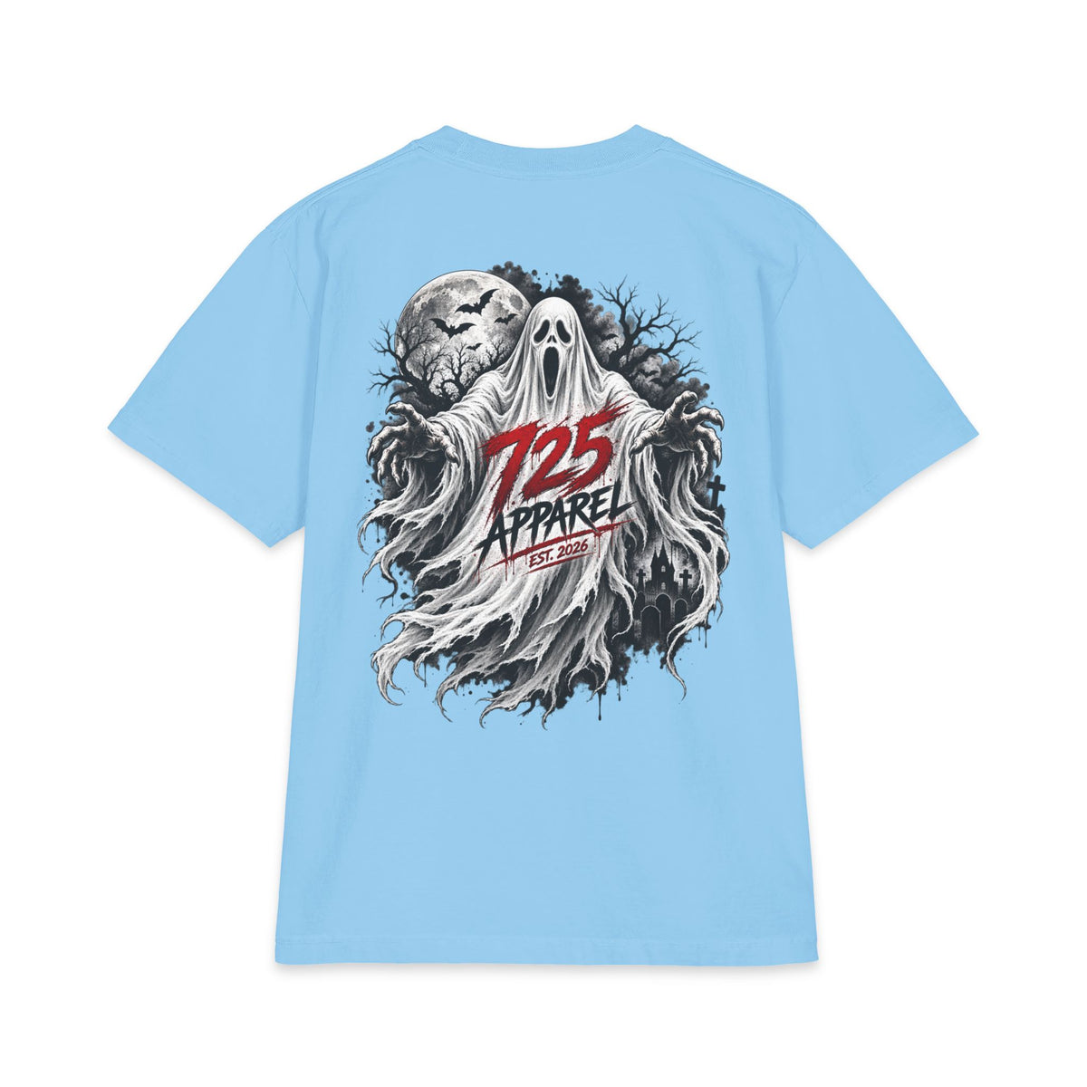 Halloween Ghost T‑Shirt — 725 Apparel Horror Tee