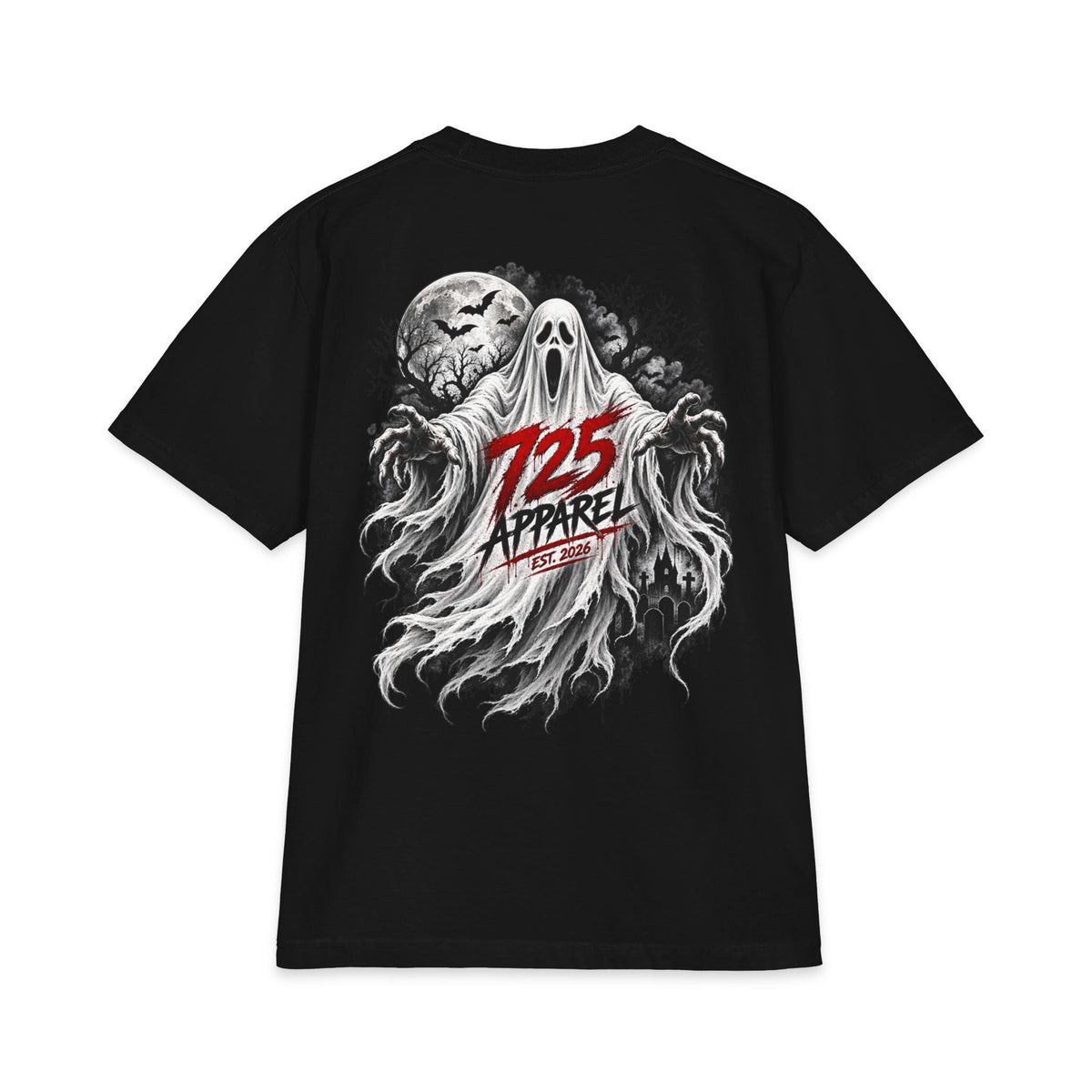 Halloween Ghost T‑Shirt — 725 Apparel Horror Tee