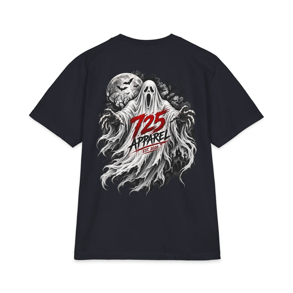 Halloween Ghost T‑Shirt — 725 Apparel Horror Tee