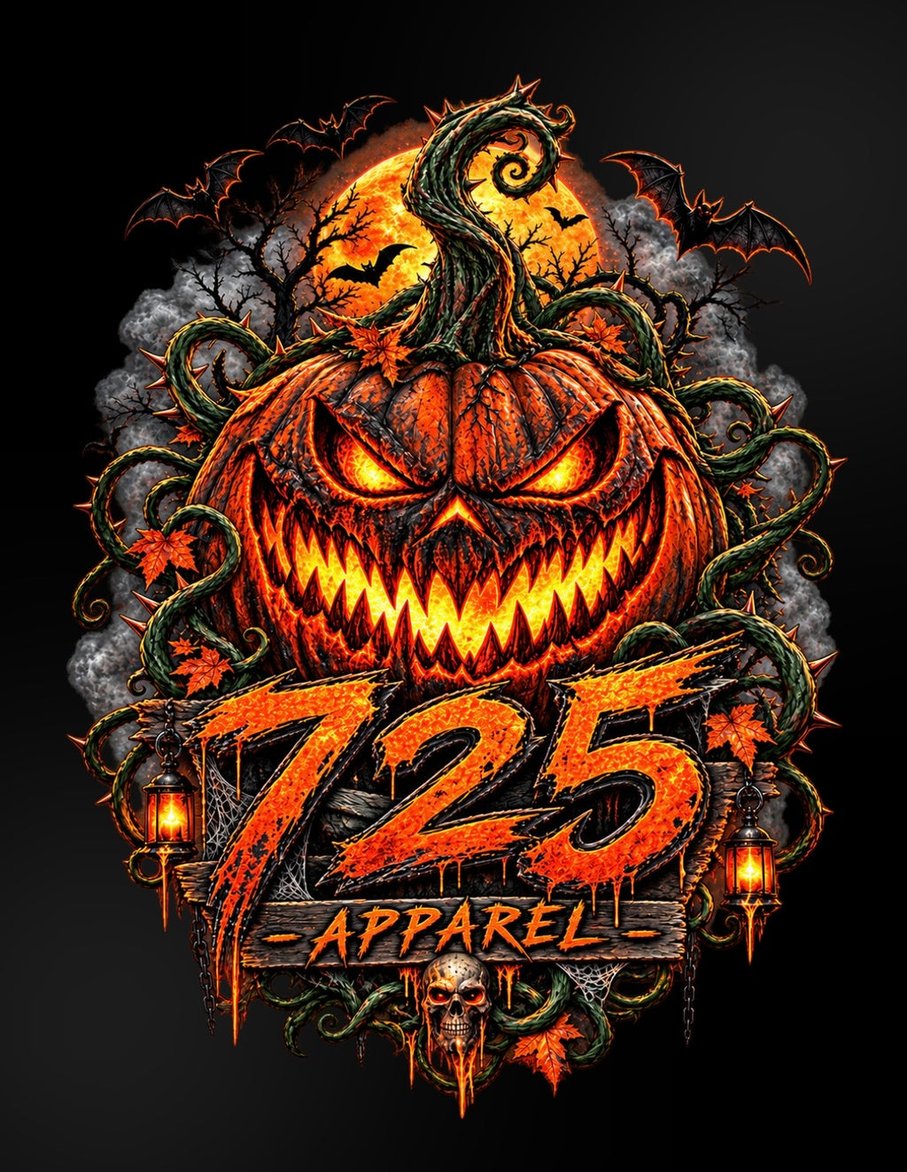 Halloween Evil Pumpkin T-Shirt