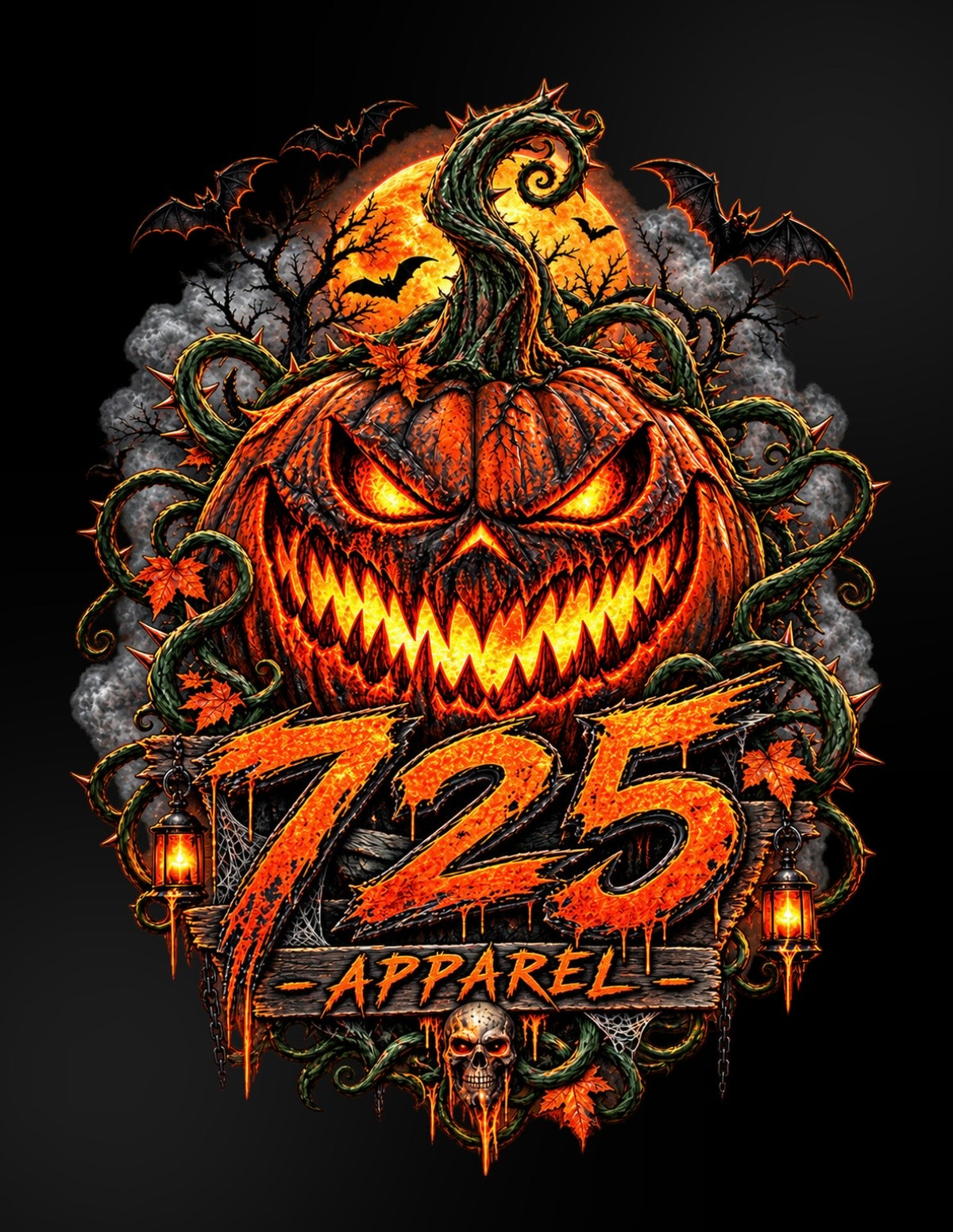 Halloween Evil Pumpkin T-Shirt