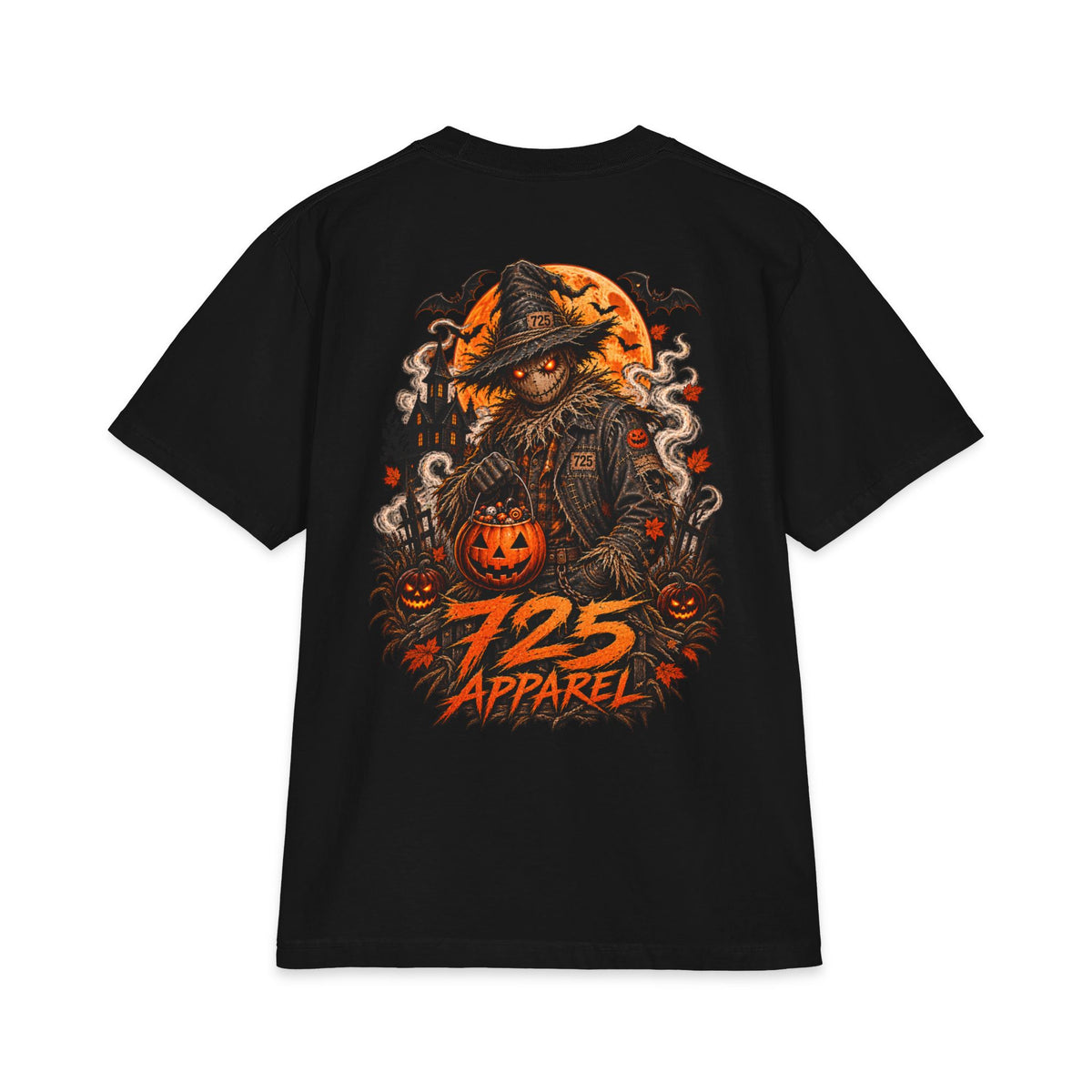 Halloween Scarecrow T-Shirt — 725 Apparel Spooky Pumpkin Graphic
